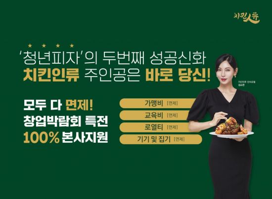 청년피자 제2브랜드 치킨인류, 66회 2022 프랜차이즈 창업박람회 참가