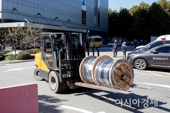 [포토]SK C&C 데이터센터 복구작업