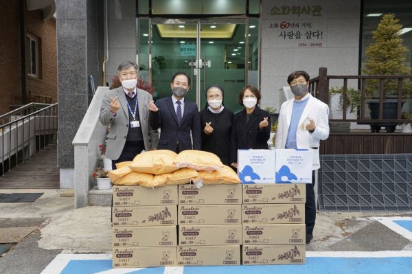 조선대병원, 사회복지시설에 사랑의 쌀 기부