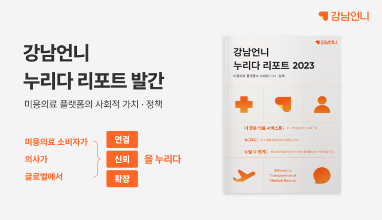 힐링페이퍼, 강남언니 누리다 리포트 2023 발간