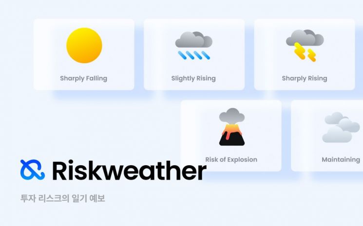 주식회사 지엔이테크홀딩스, 금융 상품 리스크 분석 서비스 ‘리스크웨더(Riskweather)’ 출시