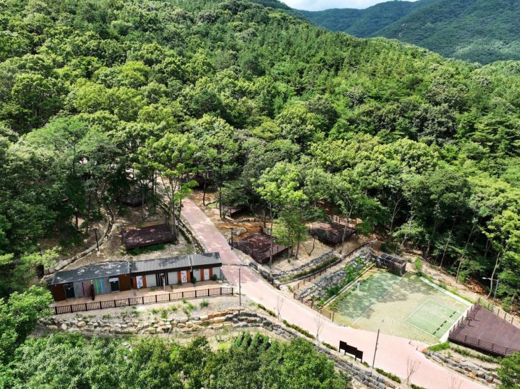 대전 유성구 성북동 숲속야영장 내달 26일 개장