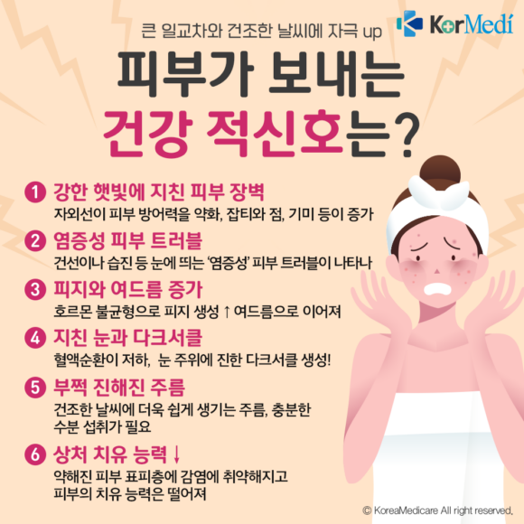 [헬스픽]피부가 보내는 건강 적신호