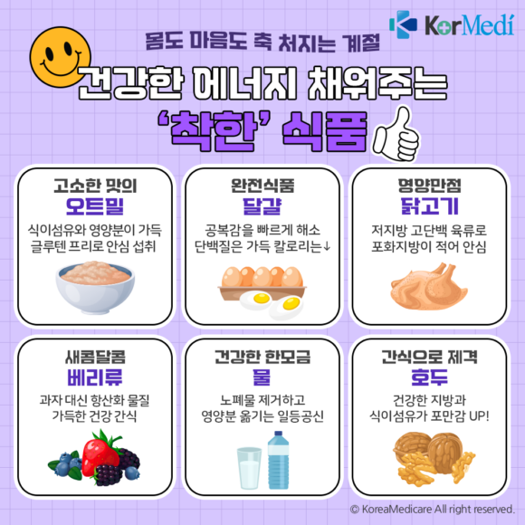 [헬스픽]에너지 UP시키는 ‘착한’ 식품 6가지