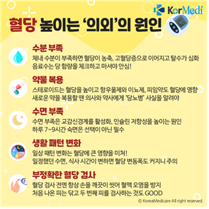 [헬스픽] 혈당 높이는 ‘의외’의 원인