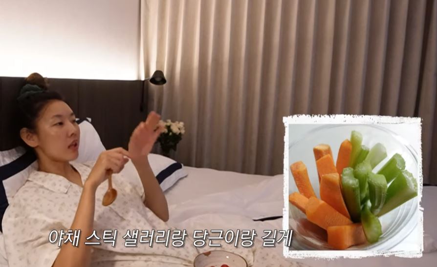 한혜진 밤에 정말 배고프면 이것 먹어 …배부르고 꿀잠 부르는 야식은?
