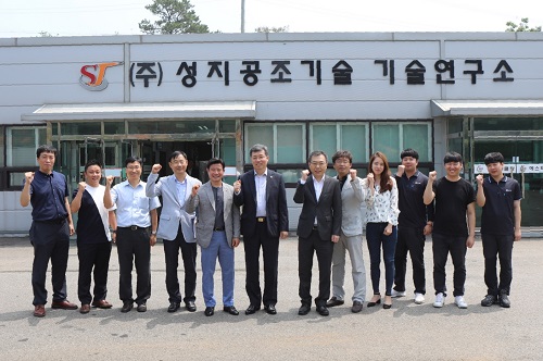 조달청장, 폭염 앞두고 냉각탑 우수조달기업 방문