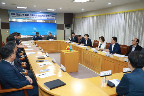 조달청장, 광주·전남지역 창업·벤처기업 판로지원 현장 간담회