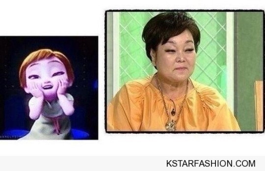 겨울왕국 안나 이혜정, 가는 눈꼬리와 반달눈썹까지 어쩜!