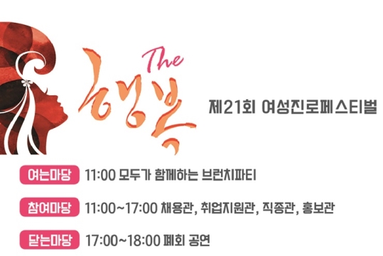 안양여성인력개발센터, 14일 여성진로페스티벌 개최