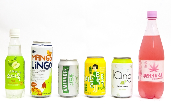 이거 음료수 아냐?…과일 탄산주 6종 전격 비교