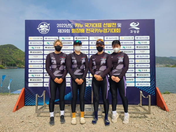 구리시청 카누부, 회장배 여자 일반부 종합준우승