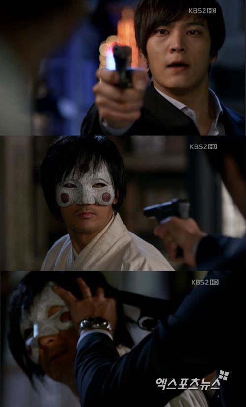 각시탈 주원, 신현준 탈바가지 벗겨내 일촉즉발