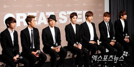 첫 월드투어 나서는 인피니트[포토]