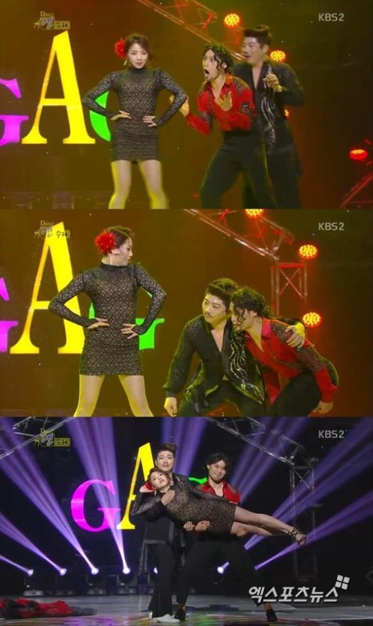 개그콘서트 허민, 미니스커트로 각선미 공개 김재욱-송준근 나쁜눈