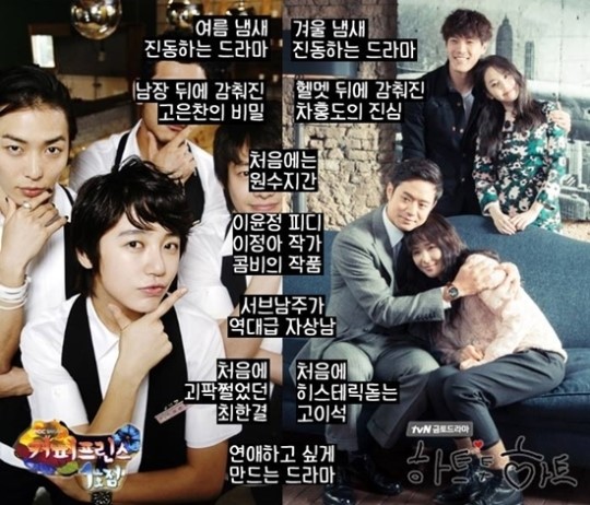 하트투하트 vs 커피프린스, 매력 포인트 비교