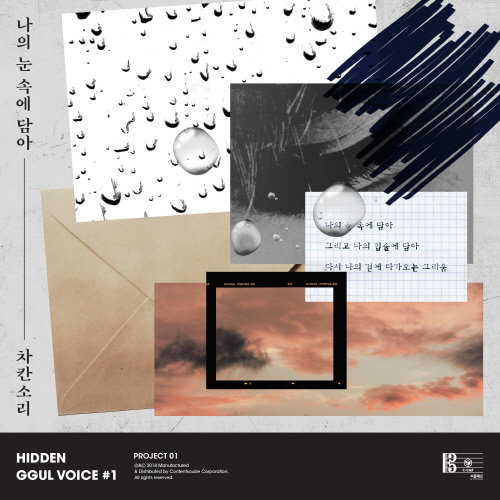 차칸소리, HIDDEN GGUL VOICE #1의 첫 번째 디지털 나의 눈 속에 담아로 돌아와