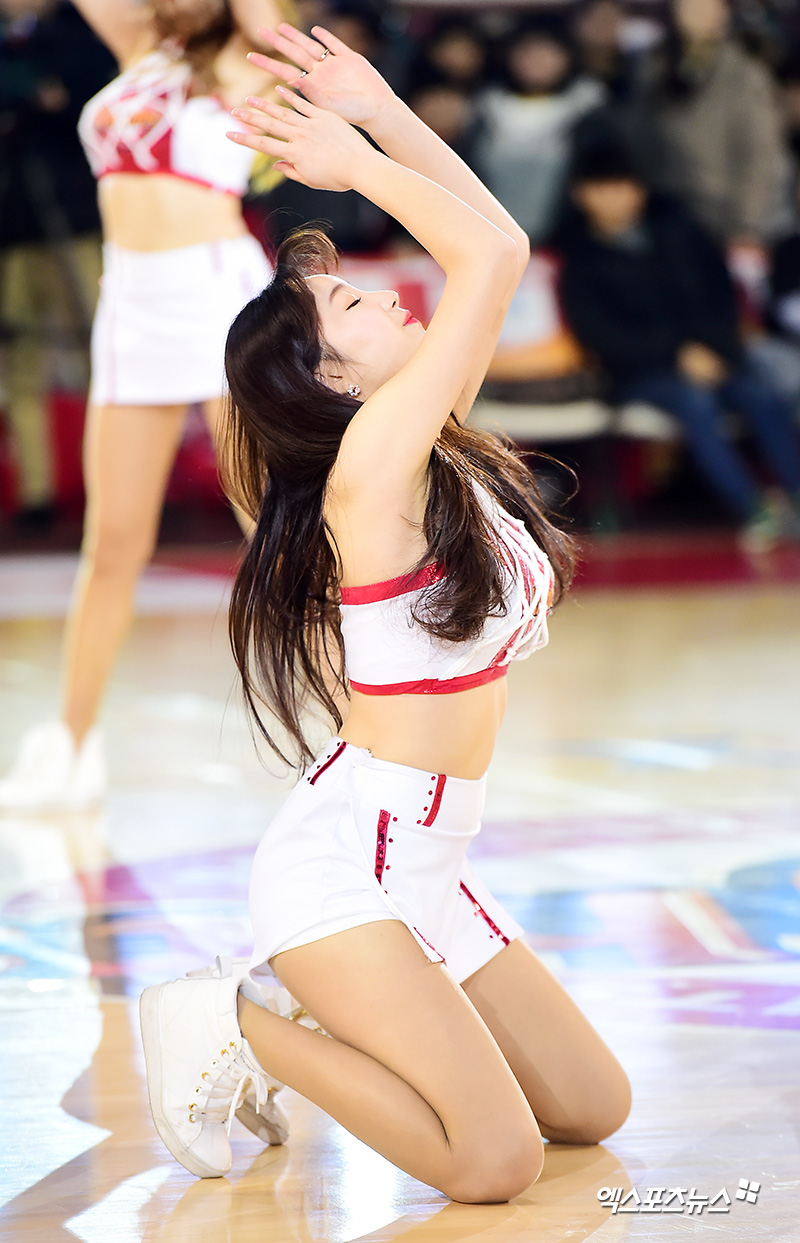 치어리더 안지현 군살제로, 완벽한 바디라인[엑s HD포토]