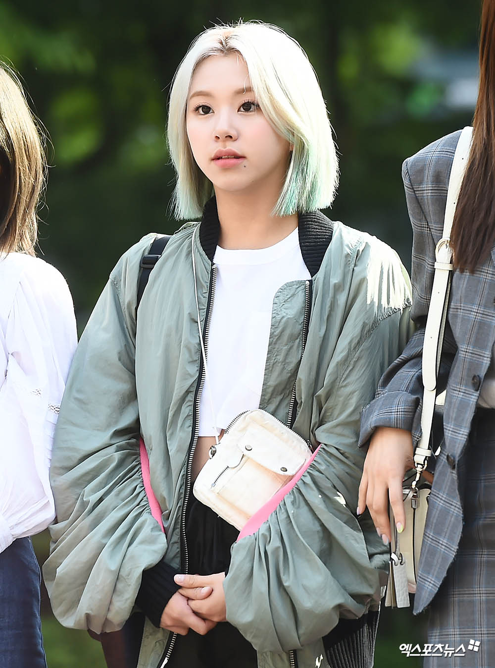 트와이스 채영 유니크한 헤어스타일[엑s HD포토]