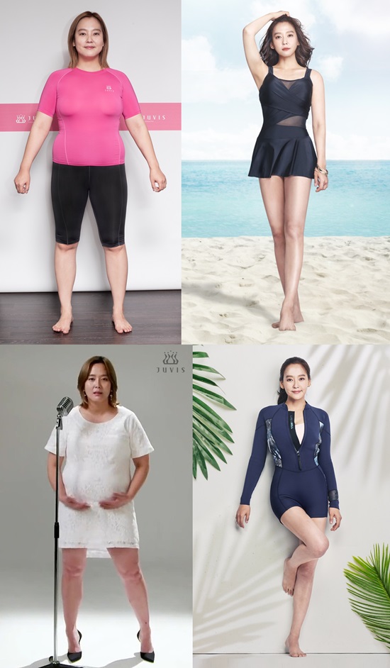 다나, 82kg→55kg 다이어트 성공…수영복 화보 촬영 감격스러워