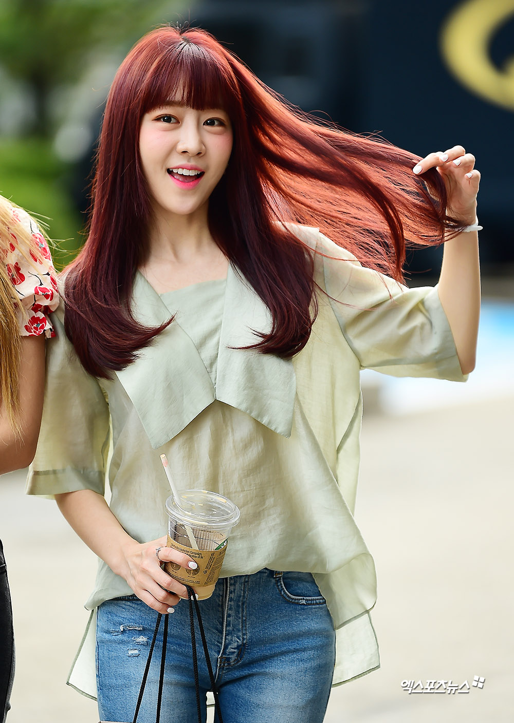 라붐 유정 헤어컬러 어때요~[엑s HD포토]