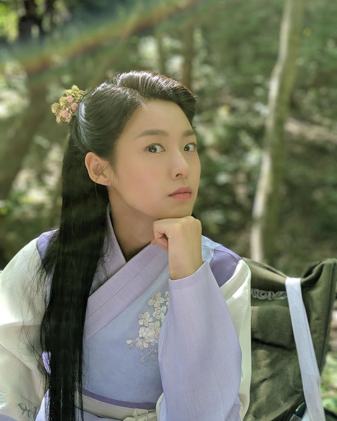 나의 나라 설현, 세상 혼자 사는 단아한 한복 자태 [★해시태그]