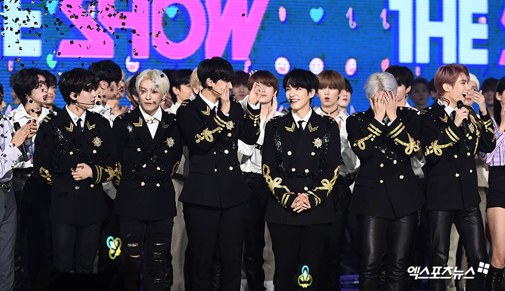 빅톤 '음악방송 첫 1위에 깜짝'[엑's HD포토]