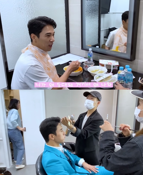 장민호, ‘불후의 명곡’ 비하인드 속 훈훈한 비주얼 눈길