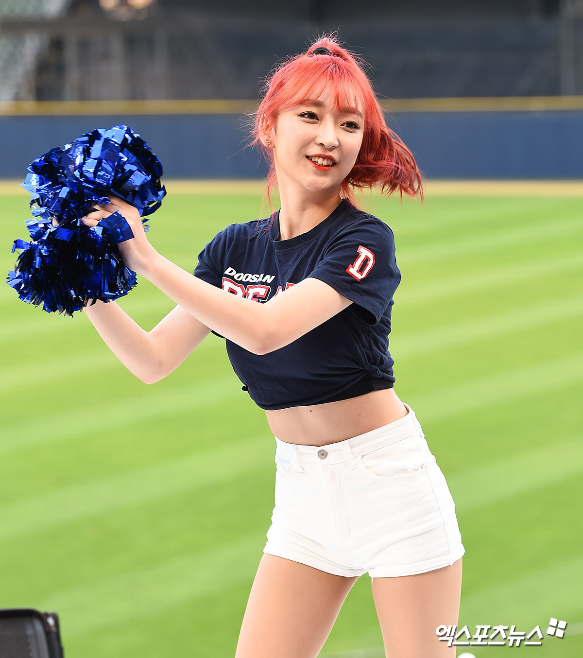 치어리더 마서연 상큼한 헤어스타일[엑s HD포토]
