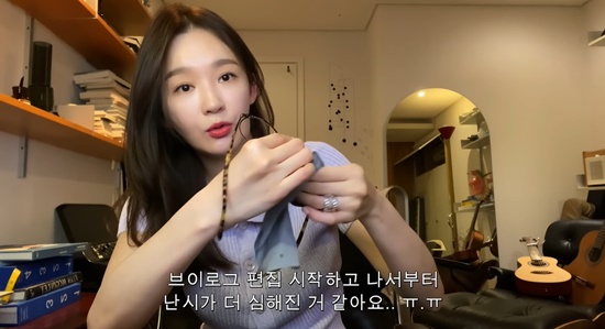 강민경 영상 편집 때문에 난시 심해져… 수술 고민 중 (걍밍경)