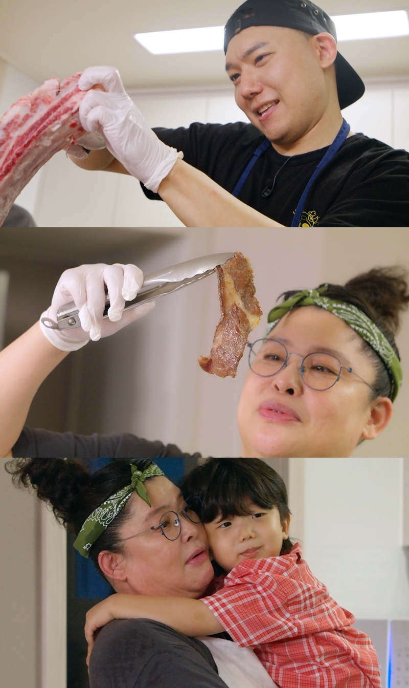 이영자, 승우아빠표 한우 짝갈비에 감탄 난리다 (편스토랑)