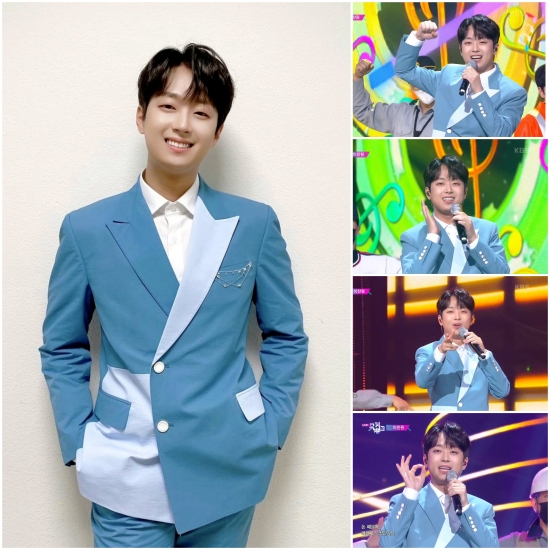 ‘뮤직뱅크 이찬원, ‘힘을 내세요’ 무대 티캐 TOP 100 1위 등극