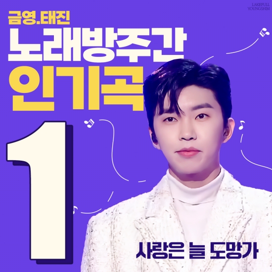 골든디스크 수상 임영웅, 1월 2주 차 금영-태진 노래방 차트 주간 1위 등극