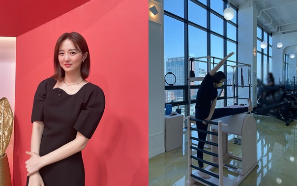 오상진♥ 김소영, 육아→운동까지 하는 슈퍼맘…딸 안고 다니니 굳어가는 몸