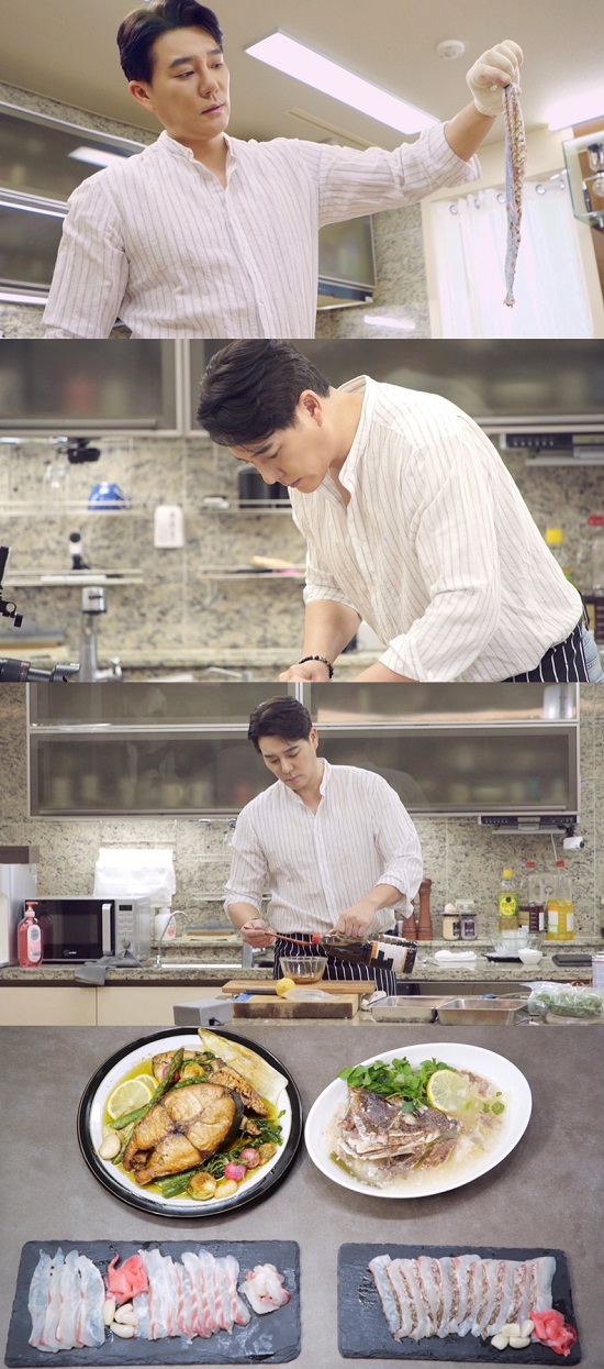 이태곤, 60cm 참돔 손질→요리…여기 횟집 아니죠? 감탄 (편스토랑)