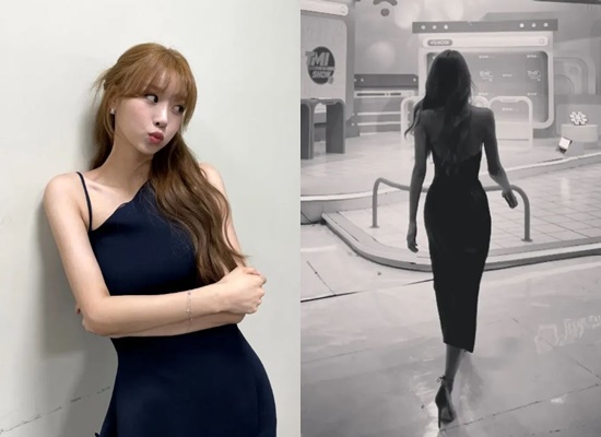 이미주, 세트장→시상식 만든 美친 뒤태…블랙 드레스로 반전 매력