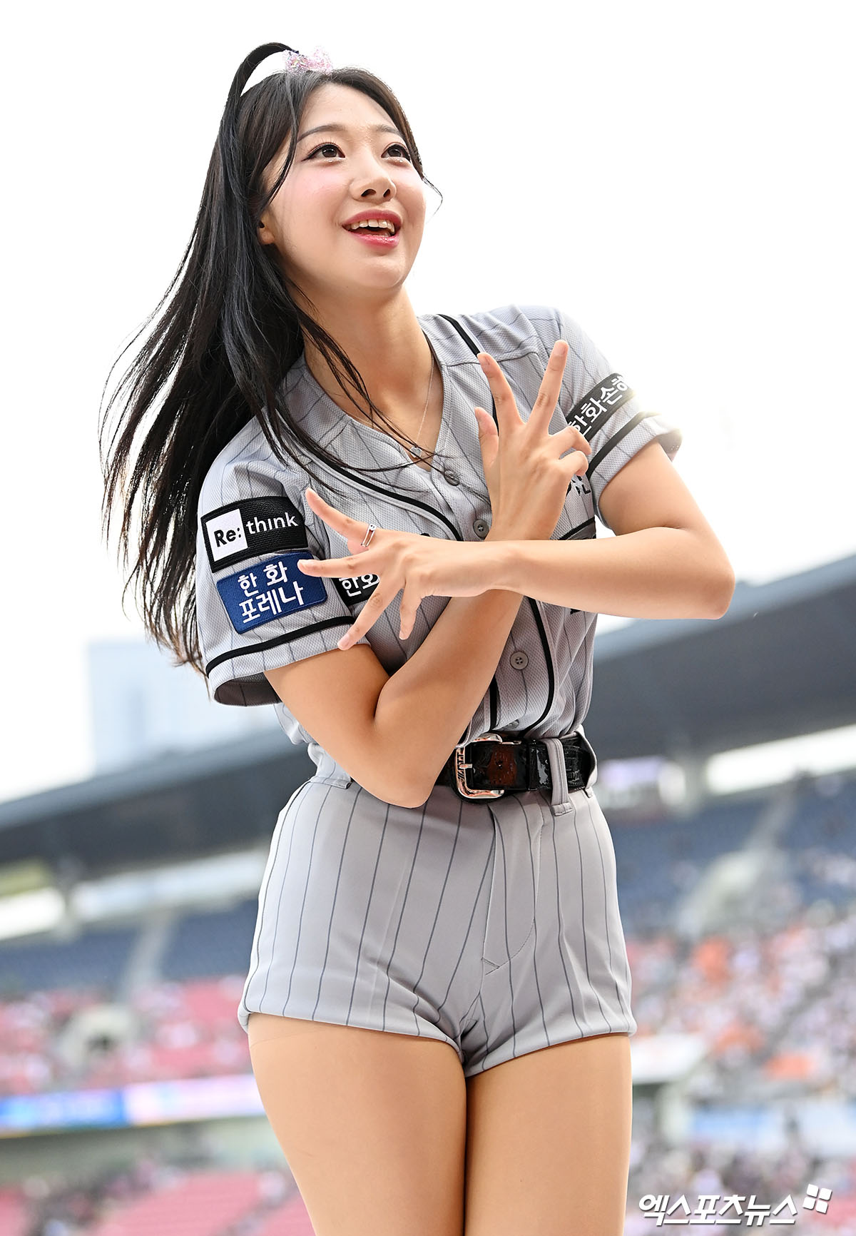 치어리더 우수한 미모가 반짝[엑s HD포토]