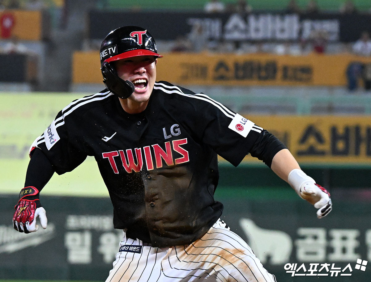 '5점 차 뒤집었다!…LG, SSG전 8-6 역전승→4연승 질주+위닝 확보, SSG 3연패 수렁 [문학:스코어]