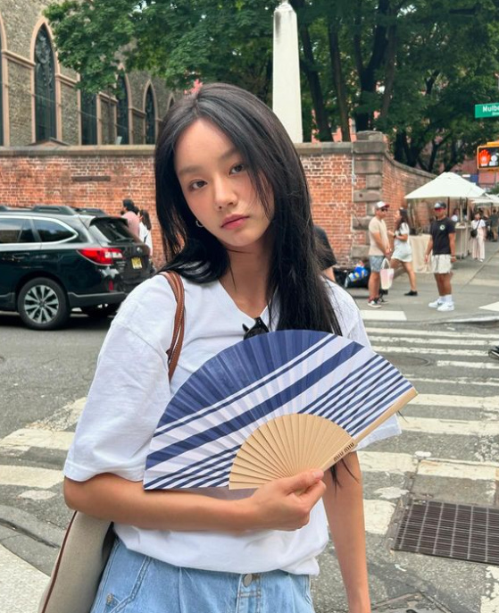 혜리, 탄수화물 끊었다더니…뉴욕서 감자튀김 먹방
