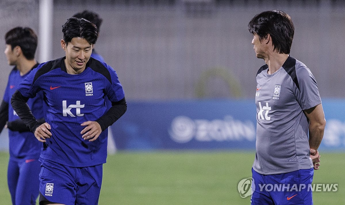 토트넘 사과→홍명보호 미소…손흥민이 왔다! 완전체 훈련 시작됐다