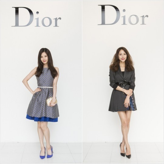 서현(왼쪽)과 박지윤