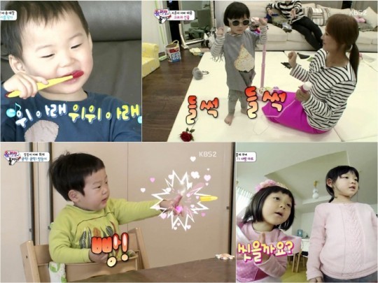 슈퍼맨이 돌아왔다, 마트 놀이부터 위아래까지..스펀지 같은 흡수력의 아이들