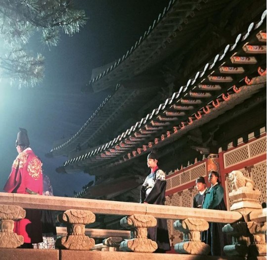 이수혁, 이순재 심창민 촬영현장 공개 용포가 잘 어울리는
