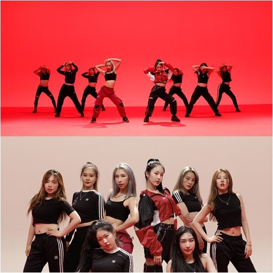 원밀리언 미나명, 여자친구 신비와 Sweet but psycho 퍼포먼스