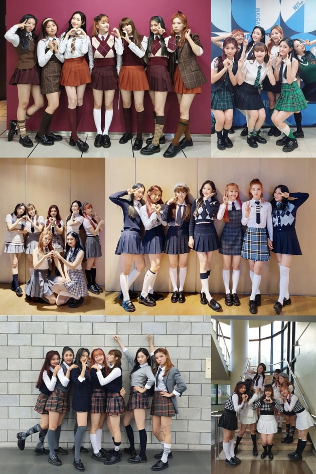 시그니처, 풋풋한 하이틴 스쿨룩 화제…가온차트서도 두각