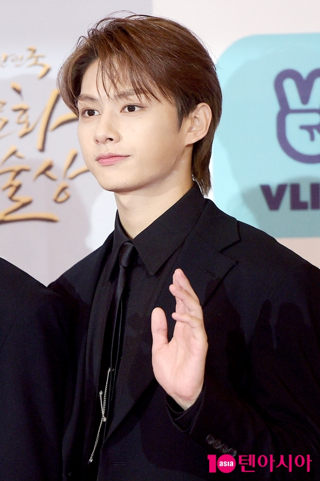 [TEN 포토] 2020 대중문화예술상 세븐틴 준, 눈빛이 반짝