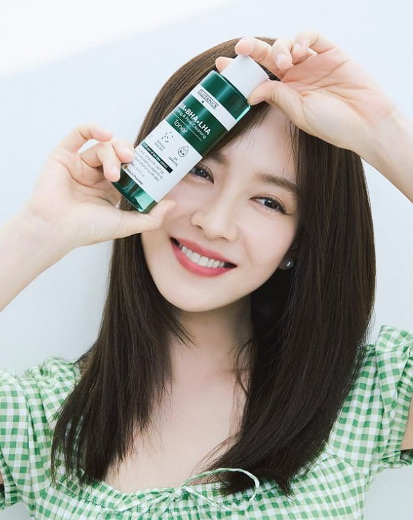 송지효, 드디어 긴머리로 변신…청순美 흘러넘치네[TEN★]