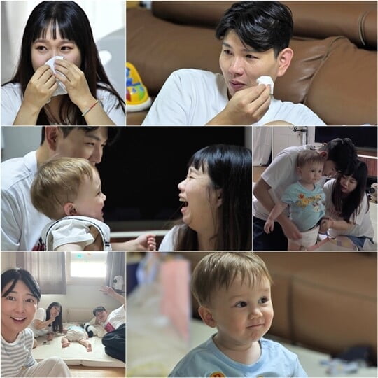 홍현희♥제이쓴, 출산 앞둔 예비 부모…낮잠 자는 젠에 오열한 이유는 (슈돌)