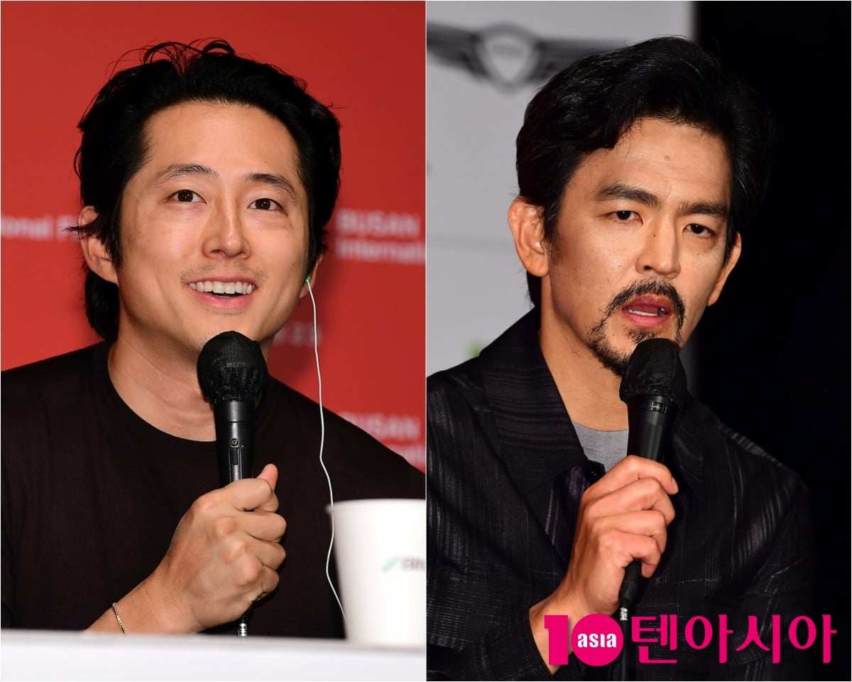 스티븐 연·존조, 할리우드 파업에 목소리 예술만은 AI에 뺏겨선 안돼, 안전망 필요 [28th BIFF]