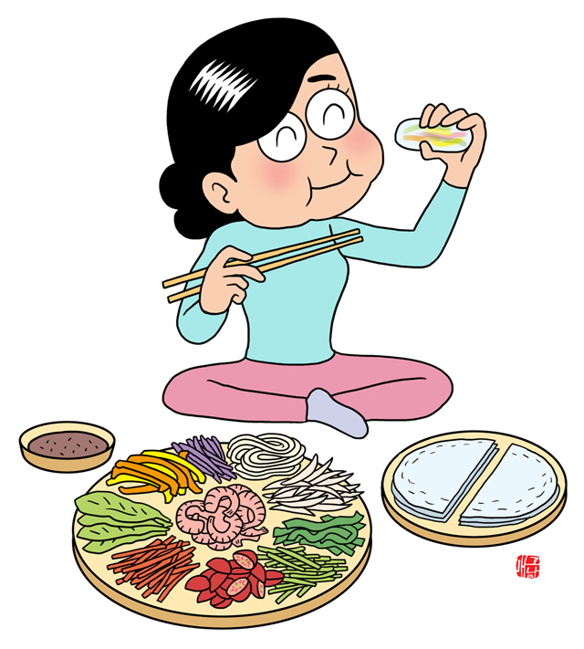 [밀당365] 알록달록 채소 영양소 한 입에 쏙~ ‘월남쌈’